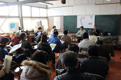 総会当日、「第1回大浦地区災害公営住宅入居者説明会」もあわせて開催された