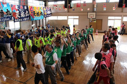 7月24日に開催した運動会の様子