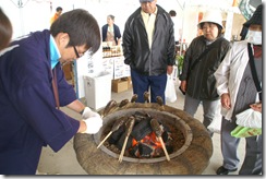 焼きたてのしんごろう餅