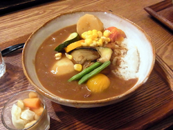 福島の野菜がたくさん入ったカレー