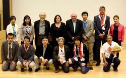 　「イラクテン」実行委員会メンバーと参加の海外ゲスト