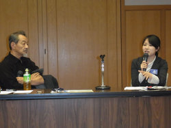JVCアフガニスタン担当加藤との対談の様子