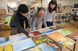 写真の選択中。