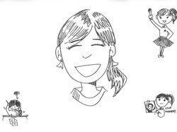 か、かわいい...！ご本人もこの絵に負けずおとらず本当にカワイイ！あの方です