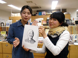 手先の器用な加藤さん。描き方や影のつけ方がおしゃれで、まるでアート作品のようです