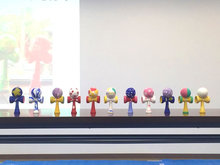 水玉にしたりシマシマにしたり色を混ぜたり・・・どれも本当にかわいい！