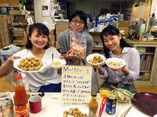 2016年度広報インターンズです！在庫一掃チキボパーティの様子