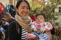 去年のガザでの写真です。この子の将来はどうなるのでしょう。