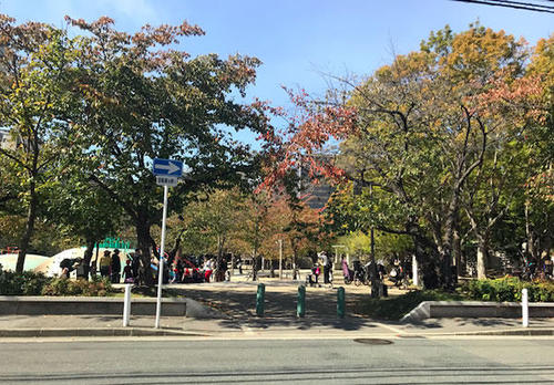 お散歩日和で、子どもたちが元気に走り回る姿に癒されます。素敵な立地です。
