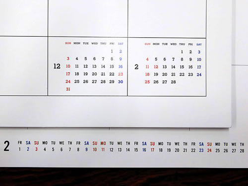 上が2018年。下が2019年。